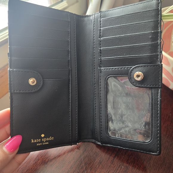Kate Spade Black and White Wallet - Picture 3 of 4